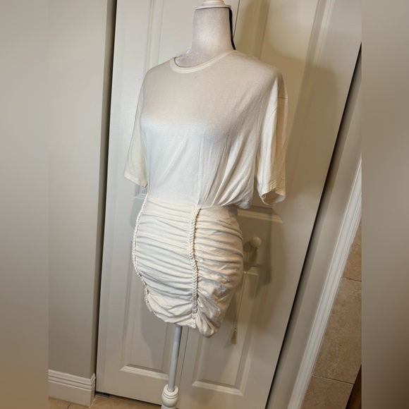IRO Speedy Scoop-Neck Tee With Dress Braided Details - Picture 6 of 9